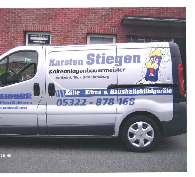 Firmenwagen von Karsten Stiegen